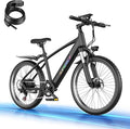 ASKGO Electric Bike for Adults, 1500W Peak E-Bike with 7-Speed, Electric Mountain Bike with 48V 12Ah Removable Battery, Up to 65 Miles 25MPH, 26" Electric Bicycle for Commute, Front Fork Suspension