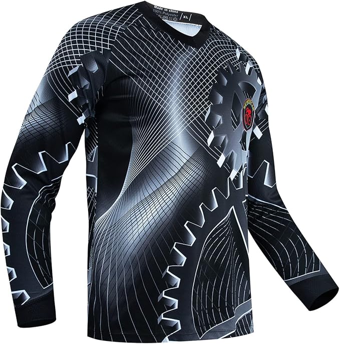 Cycling Jersey Long Sleeve Men's Mountain Bike Motocross Jersey Long Sleeve MTB T-Shirt