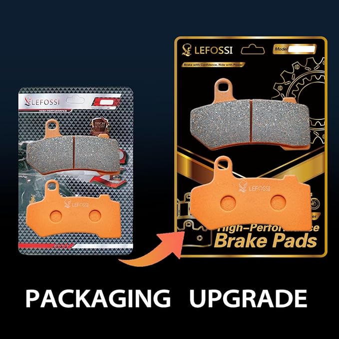 Front and Rear Brake Pads Compatible with for can am Spyder RS RS-S RT RT-S ST F3 F3-S F3-T 2008 2009 2010 2011 2012 Carbon Fiber Brake Pads Replacement Kits Sets FA474F FA473R