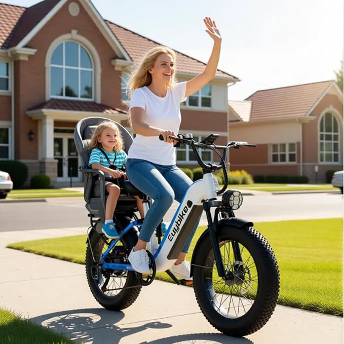 Auloor 1500W Motor Electric Bike for Adults and Seniors, 48V 20AH Removable Battery City Step Thru EBike, 30+MPH & 70 Miles 20" Fat Tires 7 Speed Electric Commuter Bicycle for Women and Teens