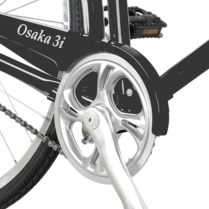 Tracer Osaka Hybrid Bikes, Steel Frame, Shimano Nexus Inter 3/7 Speed, Brown Seat Brown Grips, Road Bike, City Bike, Multiple Colors