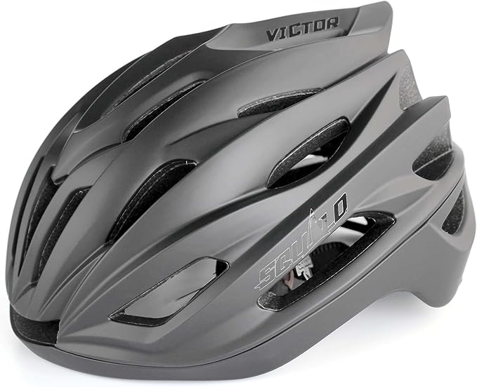 SQUALO Victor Bike Helmet for Men Women, Bicycle Helmet with Adjustment Dial Unisex Adults Cycling Helmet for Mountain Road Biker Lightweight Ventilated