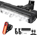 Super Bright LED Bike Light, USB Rechargeable Bicycle Headlight, Waterproof Bike Headlight, 5 Modes 2500 Lumen Bicycle Headlight, MTB Off-Road Cycling Commuting