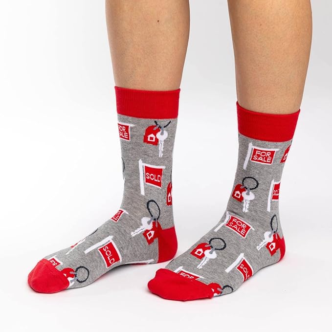 Good Luck Sock Novelty Crew Socks for Adults - For Men, Women and Teens