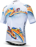 Hotlion Summer Cycling Jersey Men Mountain Bike Jersey Quick Dry Bicycle Shirt Short Sleeve Cycling Clothing