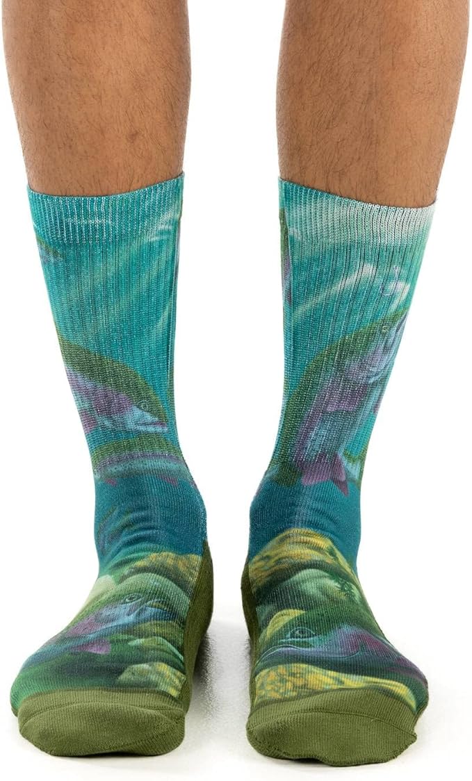 Good Luck Sock Novelty Crew Socks for Adults - For Men, Women and Teens