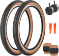 ZUKKA Bike Tire 20/24/26/27.5/29 x 2.125 Bike Tire 2 Pack Mountain Bike Tire Folding Replacement Tire for MTB Mountain Bike, Kids