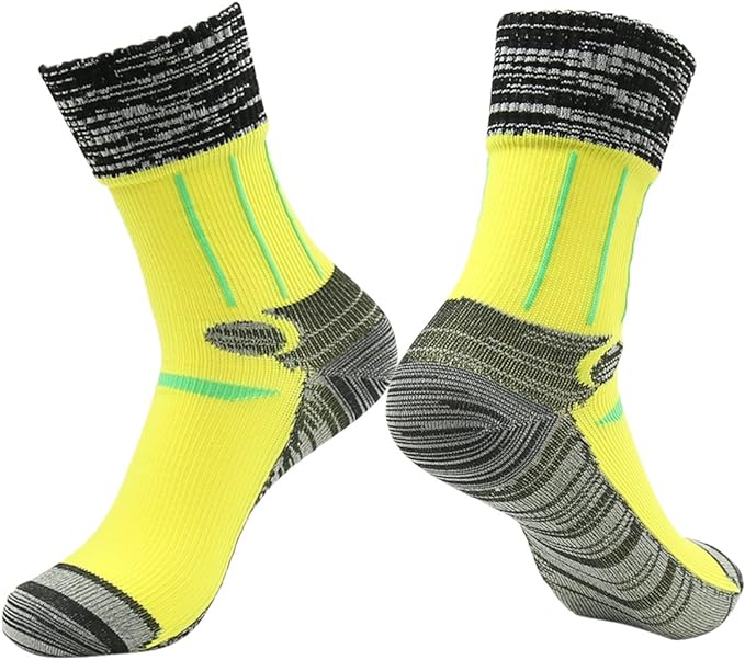 RANDY SUN Waterproof Breathable Socks, [SGS Certified] Unisex Novelty Skiing Trekking Hiking Wading Trail Socks