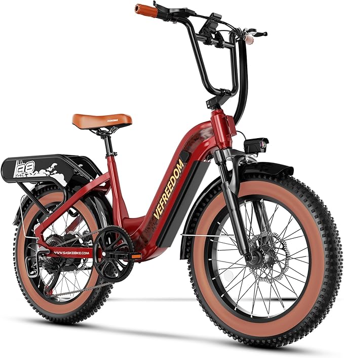 1500W Electric Bike for Adults,48V 20Ah Removable Battery Fast Ebike,Max 70Miles & 30MPH,20" x4.0 Fat Tire Electric Mountain Bike,7-Speed, Step-Thru Commuting Bicycle