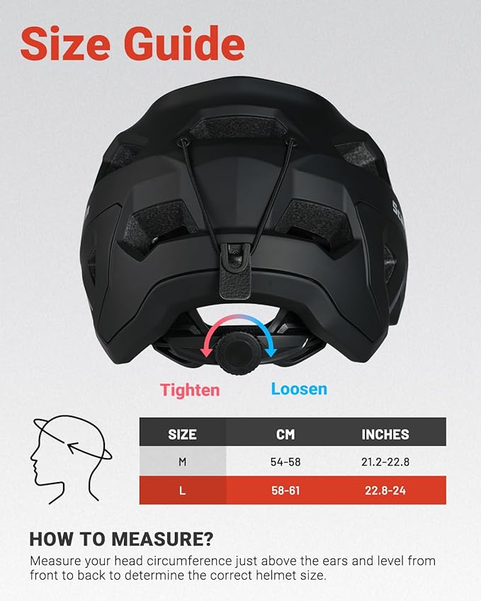 Mountain Bike Helmet for Adult, NTA 8776 E-Bike & Road Bicycle Helmet Certified Adjustable MTB Cycling for Men Women Youth Visor &Magnetic Buckle