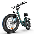 URLIFE 20"*3.0 Fat Tire Electric Bike for Adults, 28MPH 48V, 80-Mile, 7-Speed & Suspension, Adjustable Seat for Adults and Teens, UL 2849