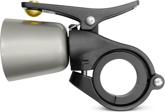 Bike Bell, Aluminum Alloy Classic Bicycle Bells for Adults Kids, 110 dB Loud Crisp Clear Ring Sound, Bike Horn Fit 22.2-31.8 mm Handlebar for Mountain Road Bike Scooter Ebike.