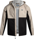 Bass Creek Outfitters Mens Windbreaker - Lightweight Mens Rain Jacket for Running Cycling Hiking with Hood