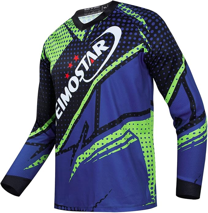 Cycling Jersey Long Sleeve Men's Mountain Bike Motocross Jersey Long Sleeve MTB T-Shirt