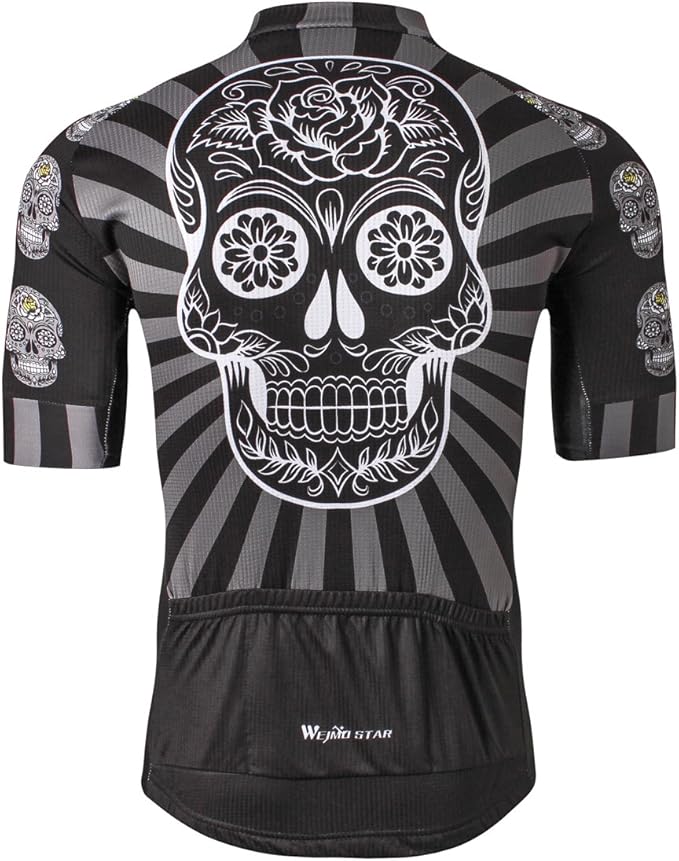 Weimostar Men's Cycling Jersey Men Mountain Bike Jerseys Short Sleeve Tops S-5XL