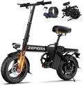 Electric Bike for Adults Teens, 800W Peak Motor, 25MPH Folding Ebike, 30 Miles, 48V 10AH Removable Battery, 14" Foldable Electric Mini Bike for Commute Outdoor