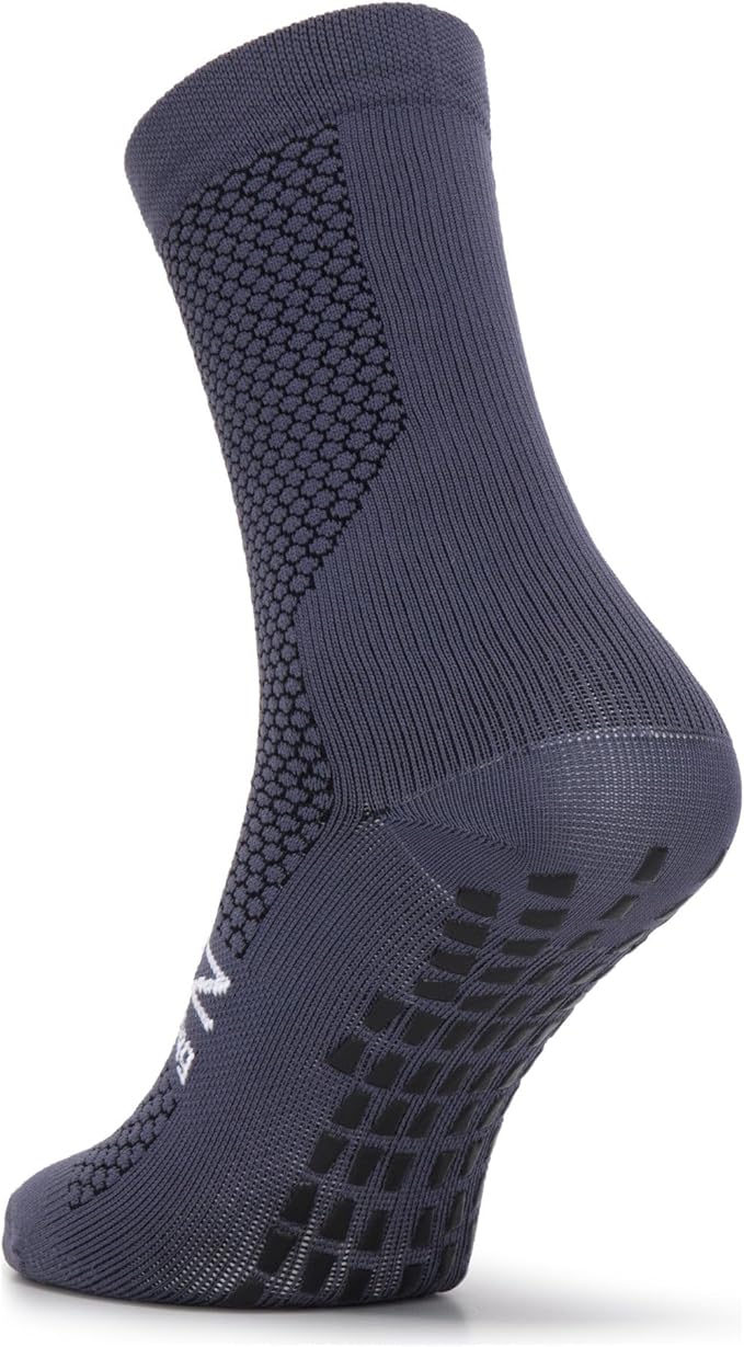 SOKZ2 Long Cycling Socks Performance Fit with Silicone Grippers Moisture Wicking Ideal for Road Racing and Training