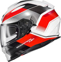 ScorpionEXO Ryzer Full Face Motorcycle Helmet with Pinlock Ready Shield with Integrated Speaker Pockets DOT ECE Approved Edge (Red - X-Large)
