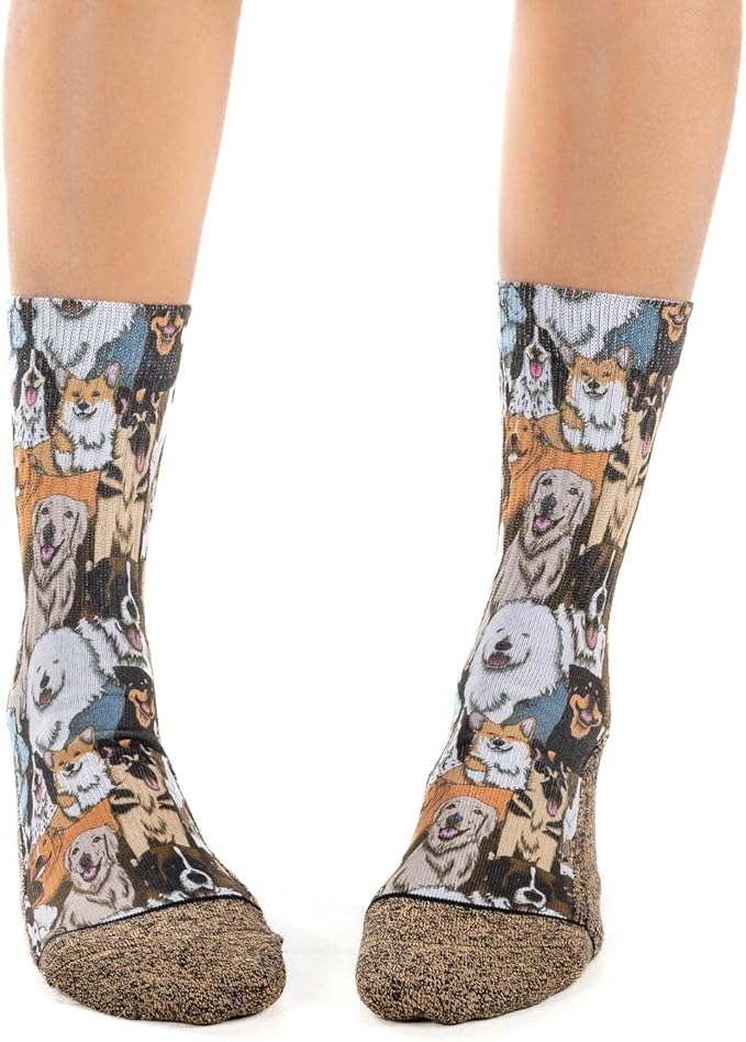 Good Luck Sock Novelty Crew Socks for Adults - For Men, Women and Teens