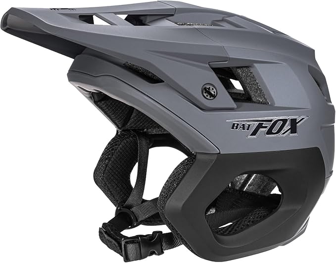 BATFOX Mountain Bike Helmet for Men Women Adults MTB Cycling Bicycle Helmet for Adjustable and with Visor