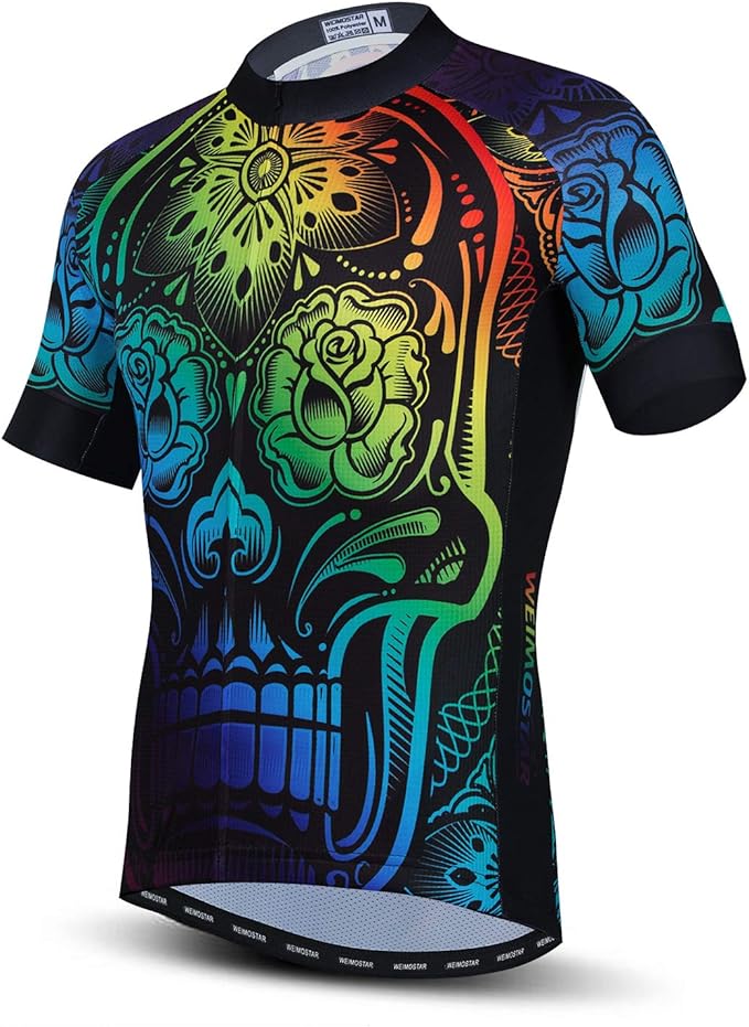 Hotlion Summer Cycling Jersey Men Mountain Bike Jersey Quick Dry Bicycle Shirt Short Sleeve Cycling Clothing