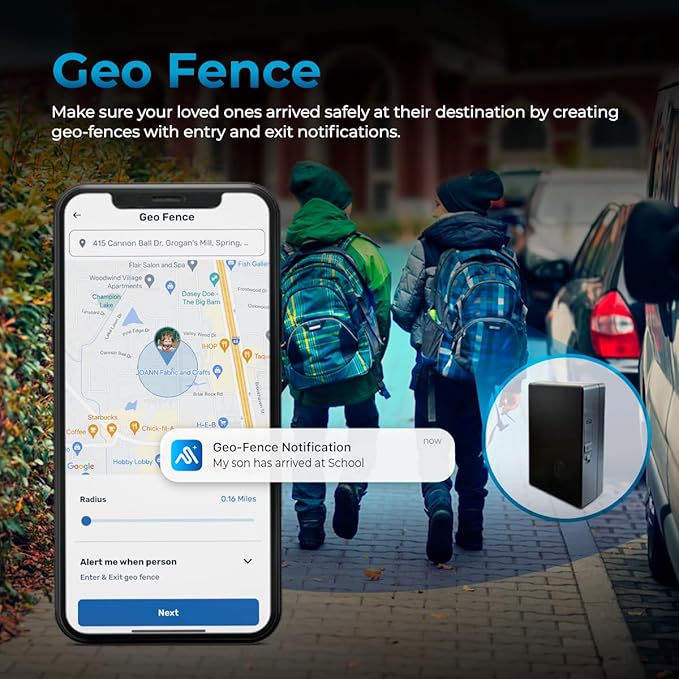GPS Tracker - AutoSky - Portable, Compact and Durable Motorcycle and Car Tracker - Splashproof - Built-in Magnet - 4G LTE Real-Time - Car Trackers for Vehicles, Assets, Fleet. Subscription is Required