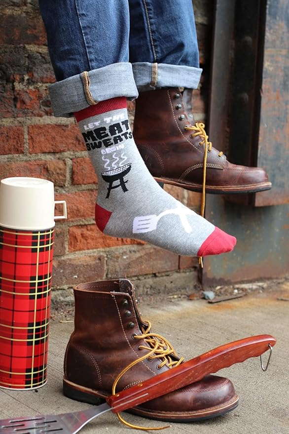 FUNATIC Funny Outdoor Themed Socks for Men Women - Novelty Gifts For Golfing, Fishing, Hunting, Bigfoot, Pickleball, and More