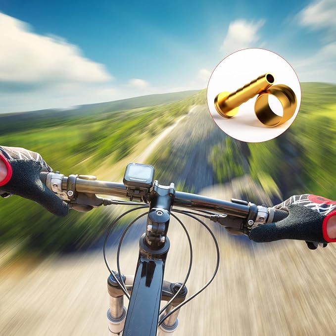 20 PCS Brake Olive and Barb Kit - Bike Brake Olive and Brass Connecting Insert Kit for Shimano BH59/BH90 Hydraulic Disc Brake Hose