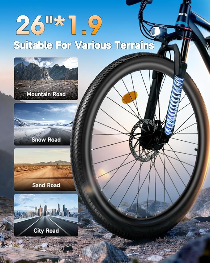 APYEAR Electric Bike for Adults, Ebike, Electric Bicycle with 576WH Removable Battery,14"/26" Folding Ebike, 20MPH,20+ Miles,500W/750W High Motor,Multi-Shock Absorption,Commuting Mini E Bikes