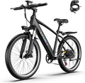 ASKGO Electric Bike for Adults, 1500W Peak Motor, 25Mph, 65Miles, 48V 10AH Removable Battery, 26“ Mountain Ebike with 7-Speed Gear for Beach Snow Commuter