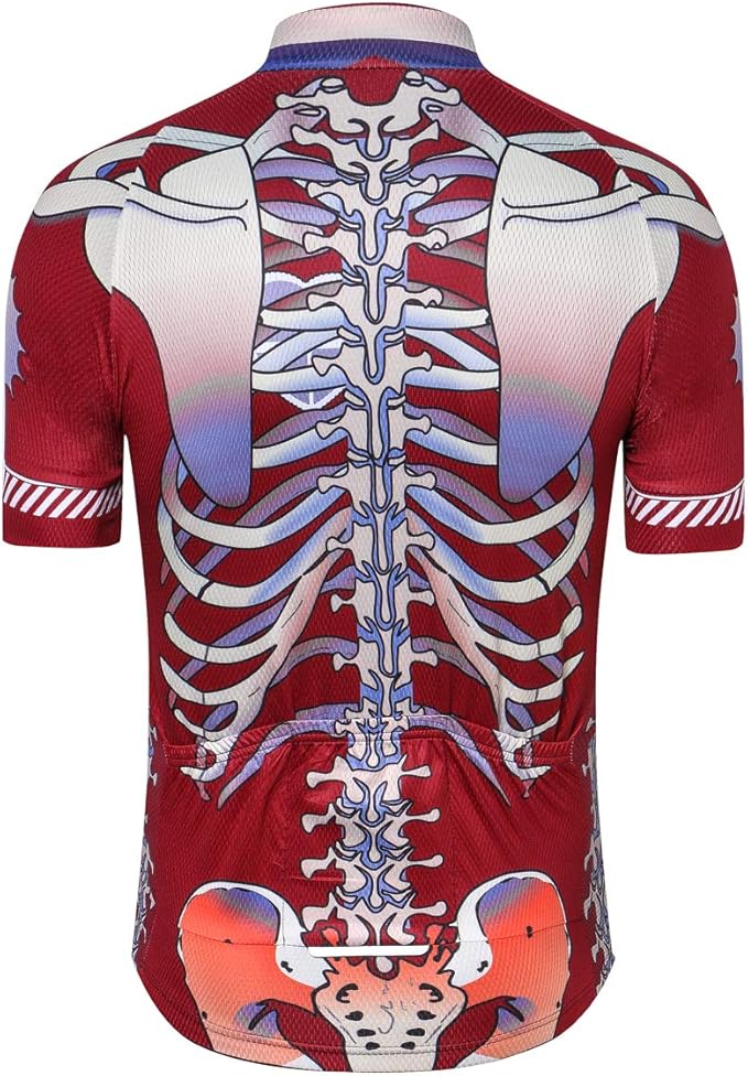 Weimostar Men's Cycling Jersey Short Sleeve Bike Clothing Multicolored Diamond