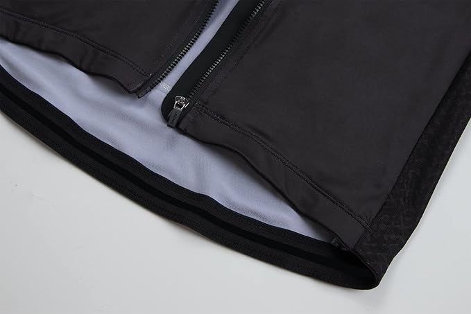 GCRFL Cycling Jersey Men Shorts Sleeves Road Bike Jersey Bicycle Tops Shirt, Zipper Pocket UPF 50+ Lightweight PRO Race Fit