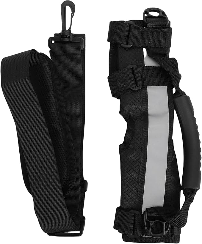Folding Bike Carry Strap, Dual Mode Hand Shoulder Strap with Folding Bicycles Nylon Webbing Portable Bike Carrier for Commute and City Riding