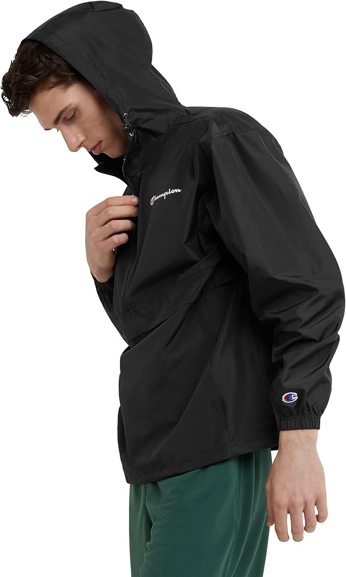 Champion Men's Jacket, Stadium Full-zip Jacket, Wind Resistant, Water Resistant Jacket for Men