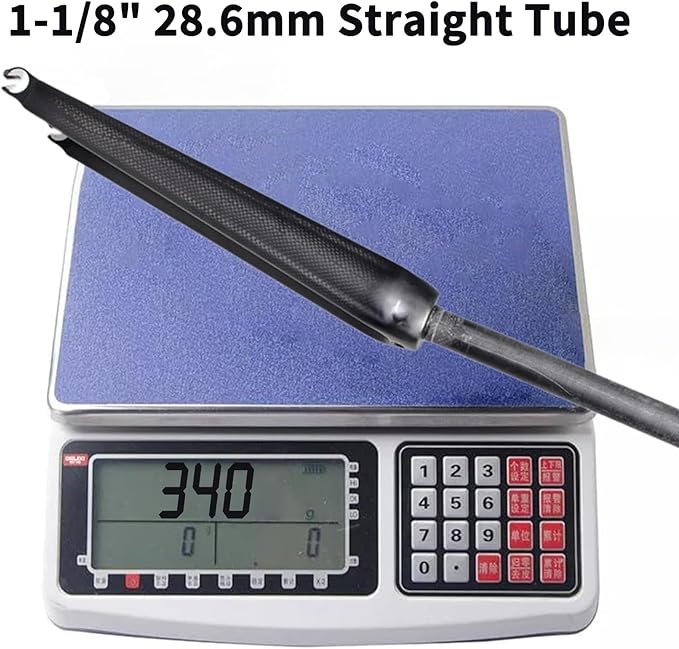 700C Carbon Fiber Road Bike Gravel Bike Fork 1-1/8" Straight Steerer Rim Brake Lightweight Front Fork