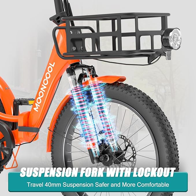 MOPHOTO Electric Tricycle for Adults, 20in 3 Wheels Folding Electric Bicycle Bikes, 48V 500W Electric Trike Ebike with Aluminum Frame, Removable Battery