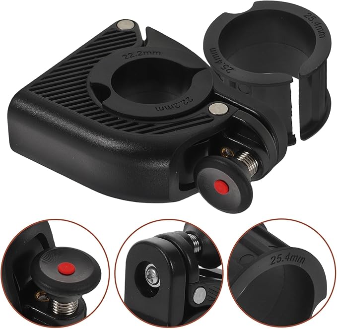 Toyvian Invisible Bicycle Bell Aluminum Alloy Handlebar Horn Loud Vintage Bike Bell for Adults and Mountain Road Cycling Safety Accessories
