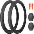 ZUKKA Bike Tire 20/24/26/27.5/29 x 2.125 Bike Tire 2 Pack Mountain Bike Tire Folding Replacement Tire for MTB Mountain Bike, Kids