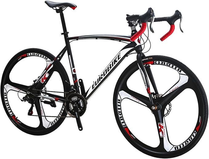 EUROBIKE Adult Bike XC550 Bike 21 Speed Bike 54Cm Frame 700C Bicycles 3-Spoke Wheels