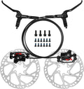ZTZ MTB Hydraulic Disc Brake Set, Dual Piston Hydraulic Brake Kit with 160mm Rotors for Mountain Bike（Left Front 850mm and Right Rear 1550mm） (Front+Rear)