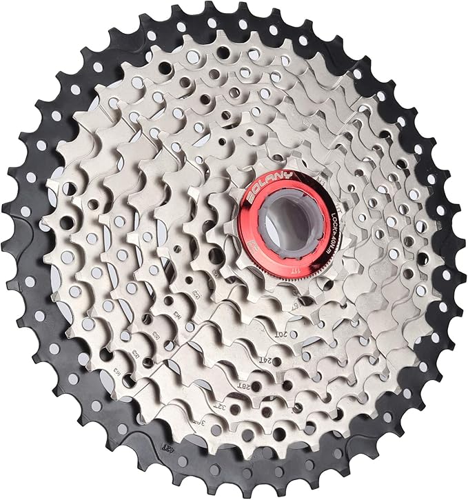 BOLANY Bike 8/9/10 Speed Cassette 11-25T/32T/36T/40T/42T/46T/50T Fit for MTB Bike, Road Bicycle, Lightweight Cassette, Compatible with Shimano SRAM Sunrace
