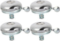 BESTonZON 4pcs Vintage Bike Bells Set 58mm Iron Retro Bicycle Handlebar Ring Bells for Mountain and Road Bikes, Loud Sound Cycling Accessories for Adults