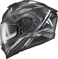 ScorpionEXO ST1400 EVO Carbon Fiber Full Face Sport Touring Street Motorcycle Helmet - Bluetooth Ready Speaker Pockets DOT ECE Hex (Matte Grey - Medium)