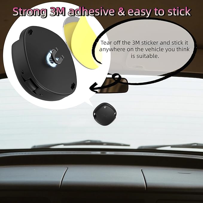 Magnetic Hidden GPS Tracker for Vehicles,Magnetic Waterproof Car Tracker, No Monthly fees, Mini Portable GPS Tracker for Bike,Trucks, Fleet, Motorcycle, Anti-Theft (iOS Only)