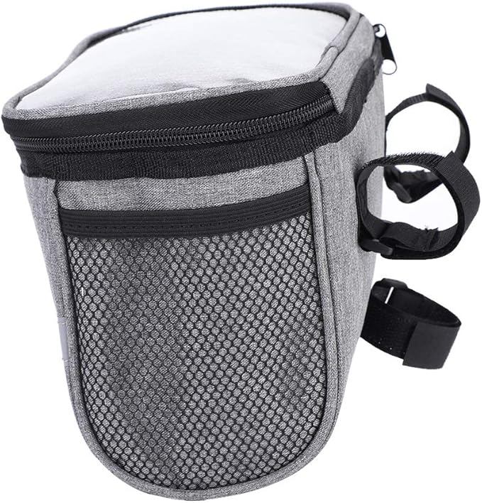 HEITIGN 2 in 1 Seat Bag Cycling Bag Cycle Factor Bike Handlebar Bag Waterproof Bike Saddlebag Aerodynamic Pouch with TPU for Mountain, Beach or Road Bikes