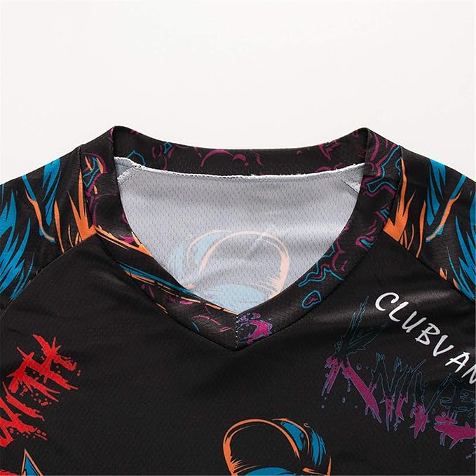 PSPORT Men's Motocross Jersey Long Sleeve Motocross Shirt Men Mountain Dirt Bike Jersey Downhill Riding Racing Clothing Tops