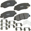 Bendix Premium SBC914 Ceramic Front Brake Pads for Acura ILX 2015-2013, Honda Accord 2017-2003, Civic 2021-2012, CR-V 2006-2002, CR-V 2016-2012, CR-Z 2016, Element 2011-2003, Fit 2014-2013