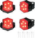 LED Safety Light, Running Lights for Runners LED Bike Tail Lights Clip on Dogs Light for Walking at Night, Jogging, High Visibility Strobe Accessories Hiking Cycling Camping Boat