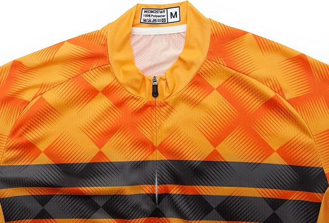 Men Cycling Jersey Skull Bike Short Sleeve Tops Quick-Dry Reflective 3-Pockets S-3XL