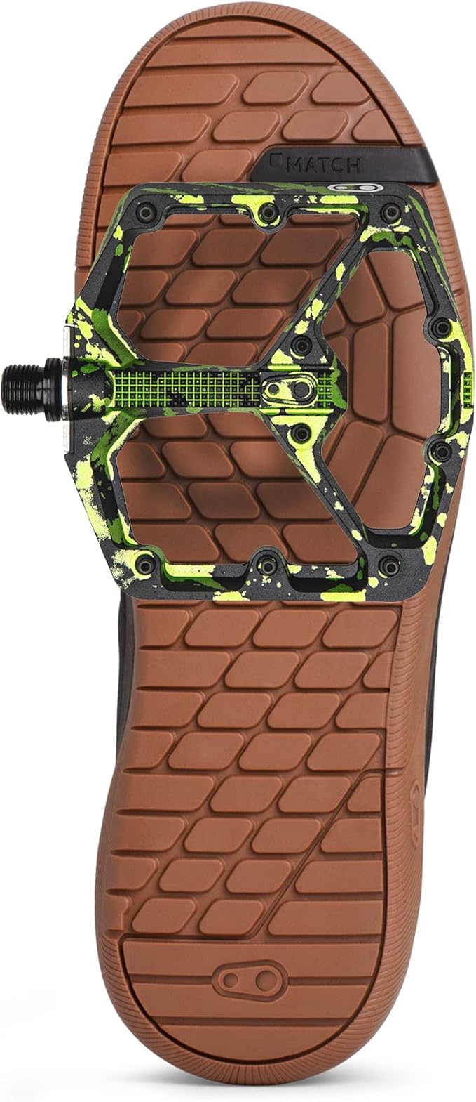 Crankbrothers Stamp Flat MTB Pedals - Size-Specific, Lightweight, Versatile, Durable Bike Pedals